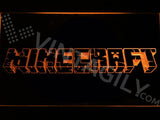 Minecraft Logo LED Neon Sign USB - Orange - TheLedHeroes