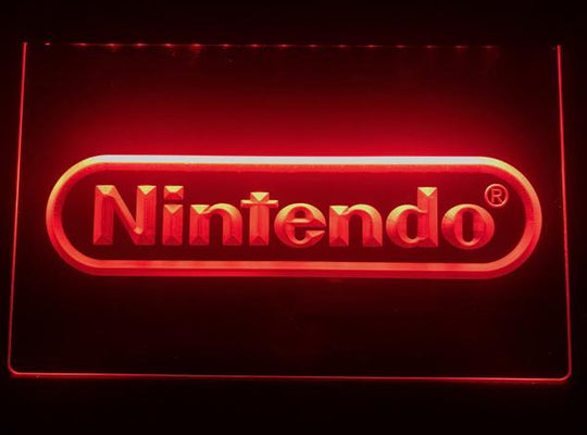 Nintendo LED Sign - Red - TheLedHeroes