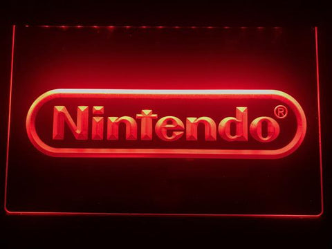 Nintendo LED Sign - Red - TheLedHeroes