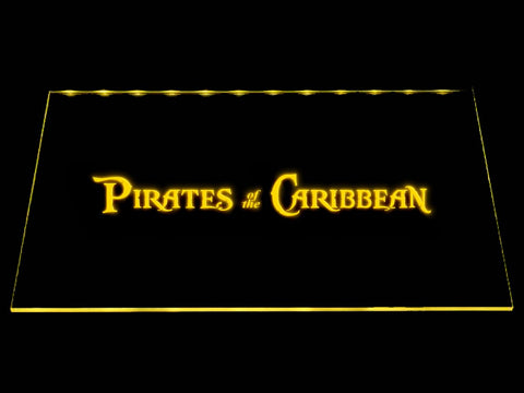 Pirates of the Caribbean LED Neon Sign Electrical - Yellow - TheLedHeroes