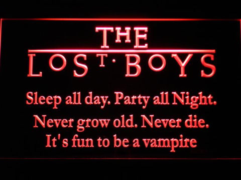 The Lost Boys LED Neon Sign Electrical - Red - TheLedHeroes