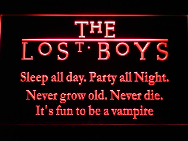 The Lost Boys LED Neon Sign USB - Red - TheLedHeroes