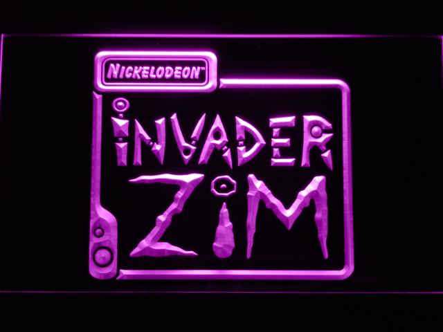 Invader Zim LED Neon Sign Electrical - Purple - TheLedHeroes
