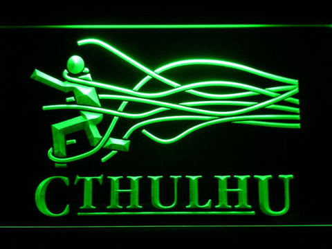 Cthulhu LED Neon Sign Electrical - Green - TheLedHeroes