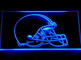 Cleveland Browns Helmet LED Neon Sign Electrical - Blue - TheLedHeroes