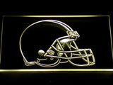 FREE Cleveland Browns Helmet LED Sign - Yellow - TheLedHeroes