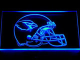 Arizona Cardinals Helmet LED Neon Sign USB - Blue - TheLedHeroes