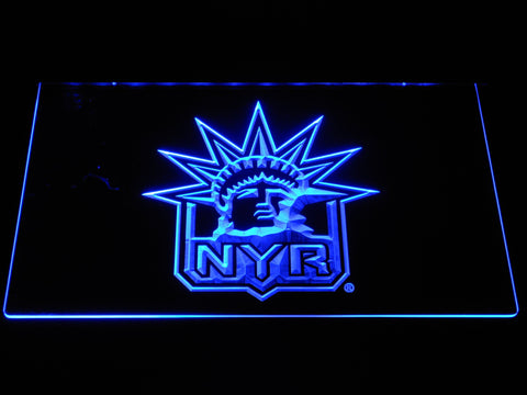 New York Rangers (2) LED Neon Sign Electrical - Blue - TheLedHeroes