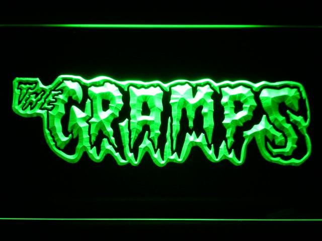 The Cramps LED Neon Sign Electrical - Green - TheLedHeroes