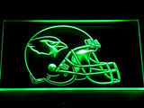 Arizona Cardinals Helmet LED Sign - Green - TheLedHeroes