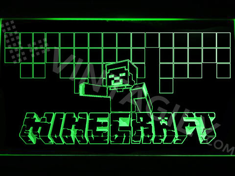 FREE Minecraft LED Sign - Green - TheLedHeroes