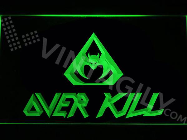 Overkill LED Neon Sign Electrical - Green - TheLedHeroes