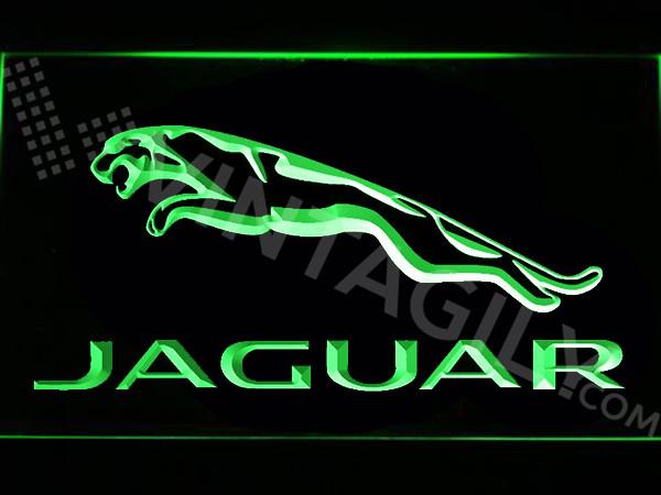 Jaguar 2 LED Neon Sign Electrical - Green - TheLedHeroes