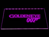 Goldeneye 007 LED Neon Sign Electrical - Purple - TheLedHeroes