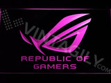 Republic of Gamers LED Sign - Purple - TheLedHeroes