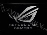 Republic of Gamers LED Neon Sign USB - White - TheLedHeroes