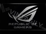 Republic of Gamers LED Sign - White - TheLedHeroes