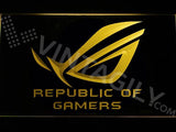 Republic of Gamers LED Neon Sign USB - Yellow - TheLedHeroes