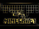 Minecraft LED Sign - Yellow - TheLedHeroes