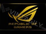 Republic of Gamers LED Sign - Yellow - TheLedHeroes