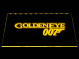 Goldeneye 007 LED Neon Sign USB - Yellow - TheLedHeroes