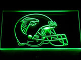 FREE Atlanta Falcons Helmet LED Sign - Green - TheLedHeroes