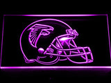 FREE Atlanta Falcons Helmet LED Sign - Purple - TheLedHeroes