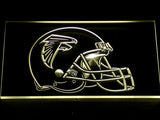 FREE Atlanta Falcons Helmet LED Sign - Yellow - TheLedHeroes