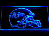 FREE Baltimore Ravens Helmet LED Sign - Blue - TheLedHeroes