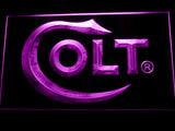 FREE Colt Firearms LED Sign - Purple - TheLedHeroes