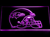 FREE Baltimore Ravens Helmet LED Sign - Purple - TheLedHeroes