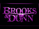 Brooks & Dunn LED Neon Sign Electrical - Purple - TheLedHeroes