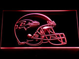 Baltimore Ravens Helmet LED Sign - Red - TheLedHeroes