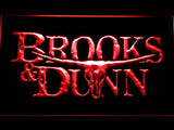 Brooks & Dunn LED Neon Sign Electrical - Red - TheLedHeroes
