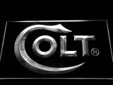 Colt Firearms LED Neon Sign USB - White - TheLedHeroes