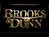 Brooks & Dunn LED Neon Sign Electrical - Yellow - TheLedHeroes