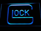 Lock Firearms LED Neon Sign USB - Blue - TheLedHeroes