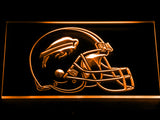 Buffalo Bills Helmet LED Sign - Orange - TheLedHeroes