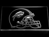 Buffalo Bills Helmet LED Neon Sign Electrical - White - TheLedHeroes