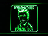 FREE What would fonzie do? LED Sign - Green - TheLedHeroes