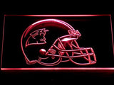 Carolina Panthers Helmet LED Neon Sign USB - Red - TheLedHeroes