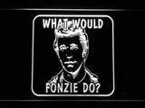 FREE What would fonzie do? LED Sign - White - TheLedHeroes