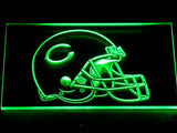 Chicago Bears Helmet LED Sign - Green - TheLedHeroes