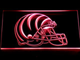 Cincinnati Bengals Helmet LED Sign - Red - TheLedHeroes