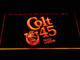 Colt 45  LED Neon Sign USB - Orange - TheLedHeroes