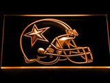 Dallas Cowboys Helmet LED Sign - Orange - TheLedHeroes