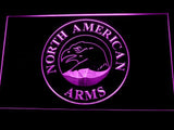 North American Arms LED Neon Sign USB - Purple - TheLedHeroes