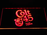 FREE Colt 45  LED Sign - Red - TheLedHeroes