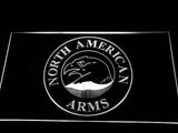 North American Arms LED Neon Sign Electrical - White - TheLedHeroes