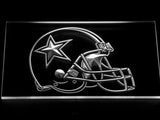 Dallas Cowboys Helmet LED Sign - White - TheLedHeroes